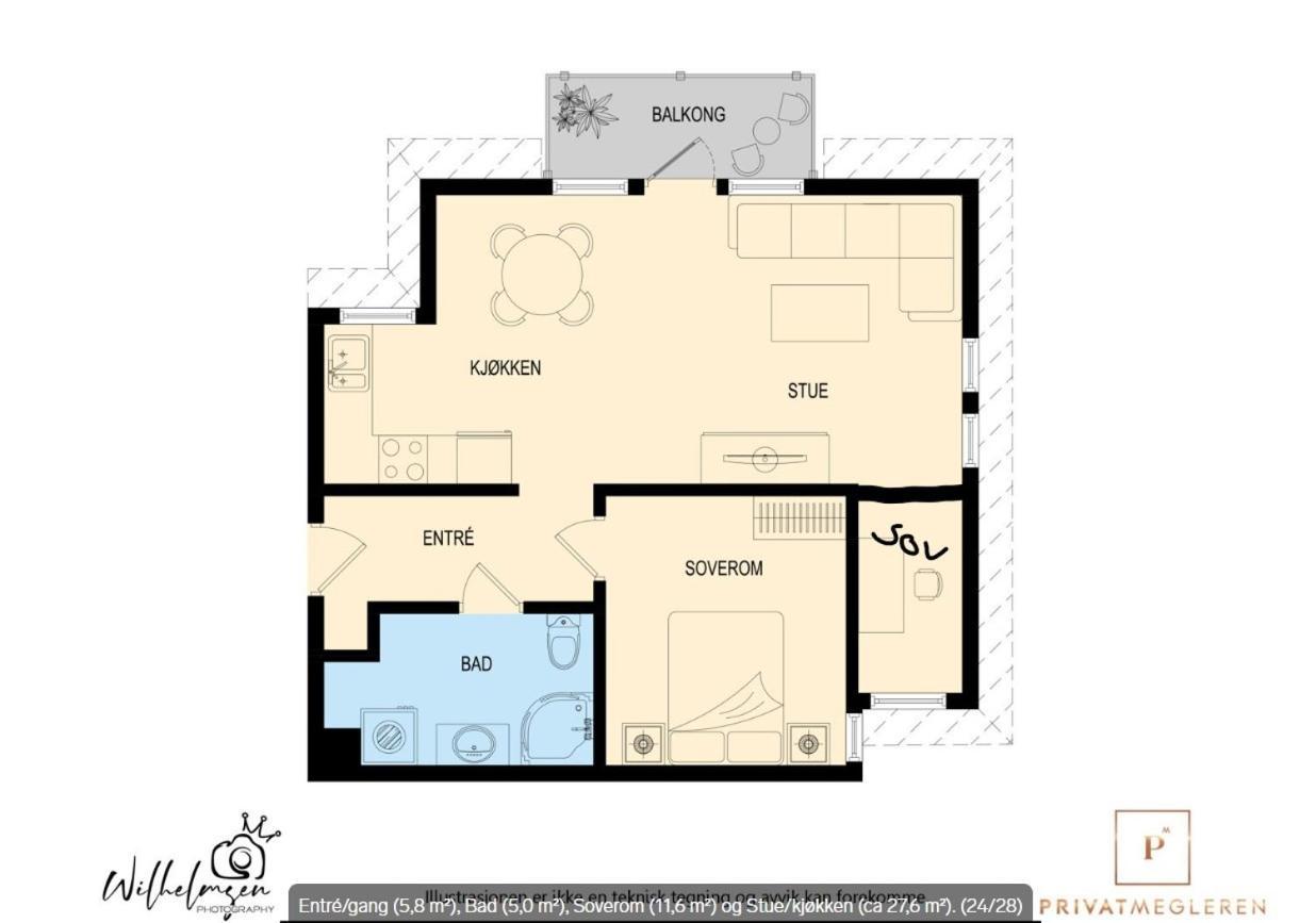 Penthouse With Private Balcony In The City Centre Of Bergen Apartment Екстериор снимка