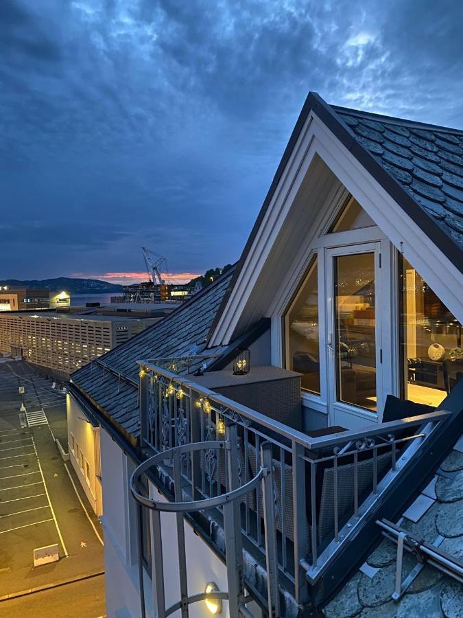 Penthouse With Private Balcony In The City Centre Of Bergen Apartment Екстериор снимка