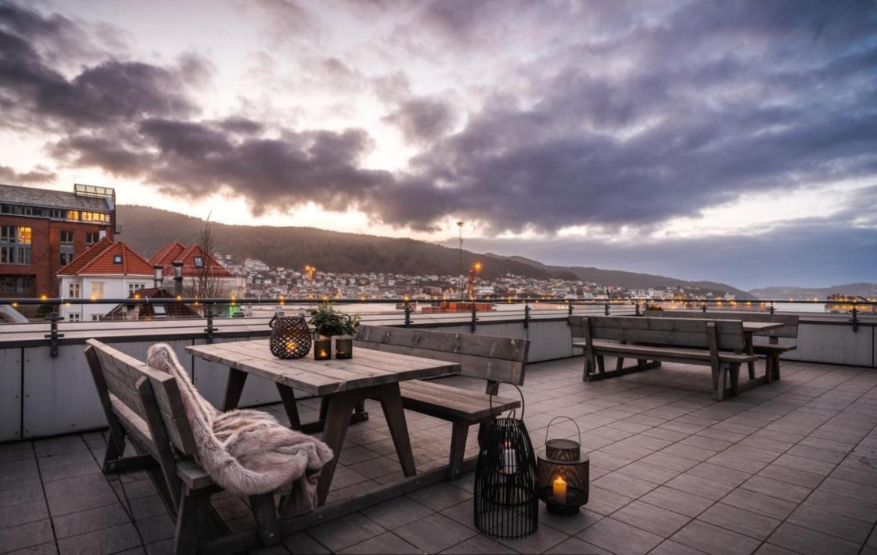 Penthouse With Private Balcony In The City Centre Of Bergen Apartment Екстериор снимка
